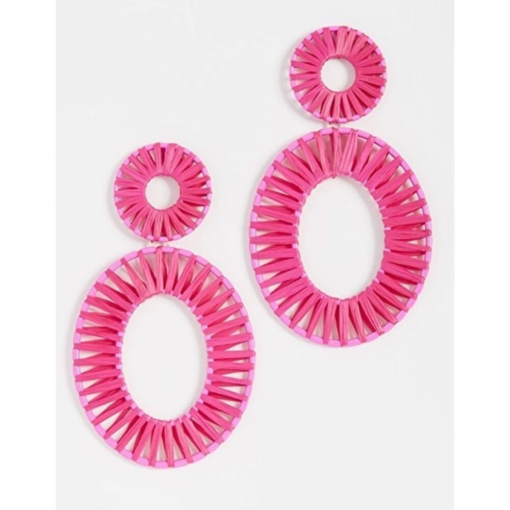 Baublebar Kiera Raffia Key Statement Earrings - image 3